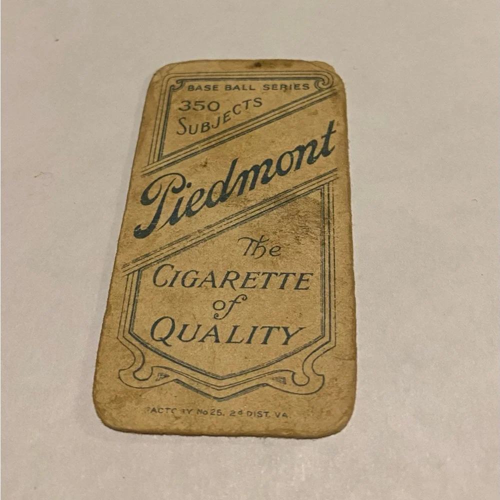George McBride 1909 Piedmont 350 Tobacco Card Vintage Collectible